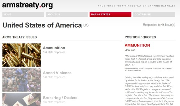 armstreaty.org country page