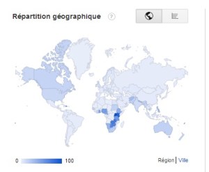 Searches for UN by country