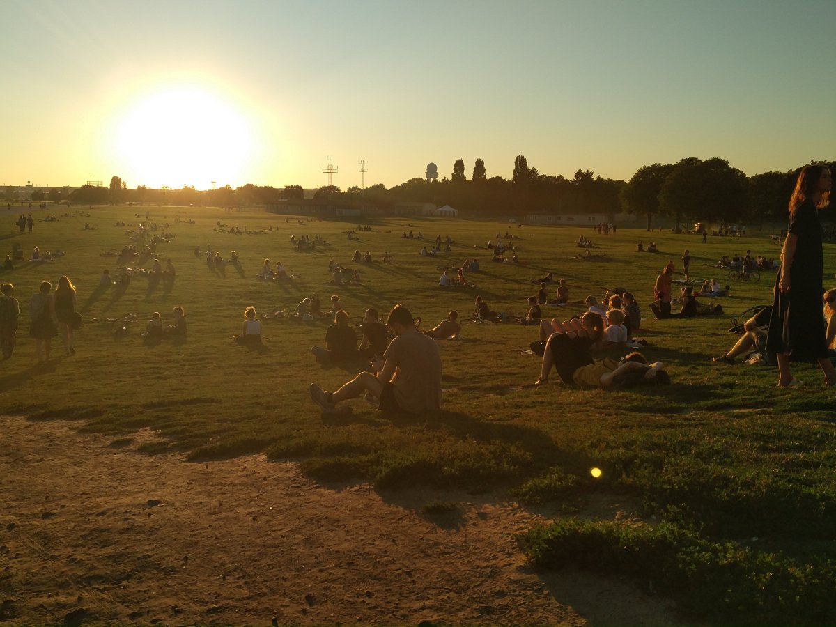 Sunny evening in Berlin